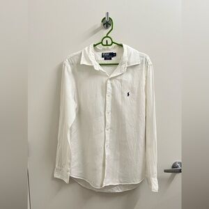 Polo Linen button down shirt